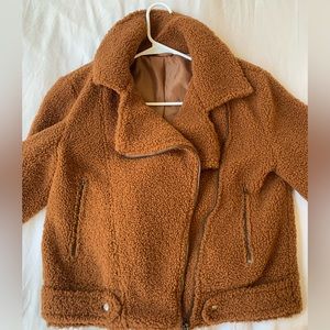 Olivaceous Fuzzy Brown Jacket